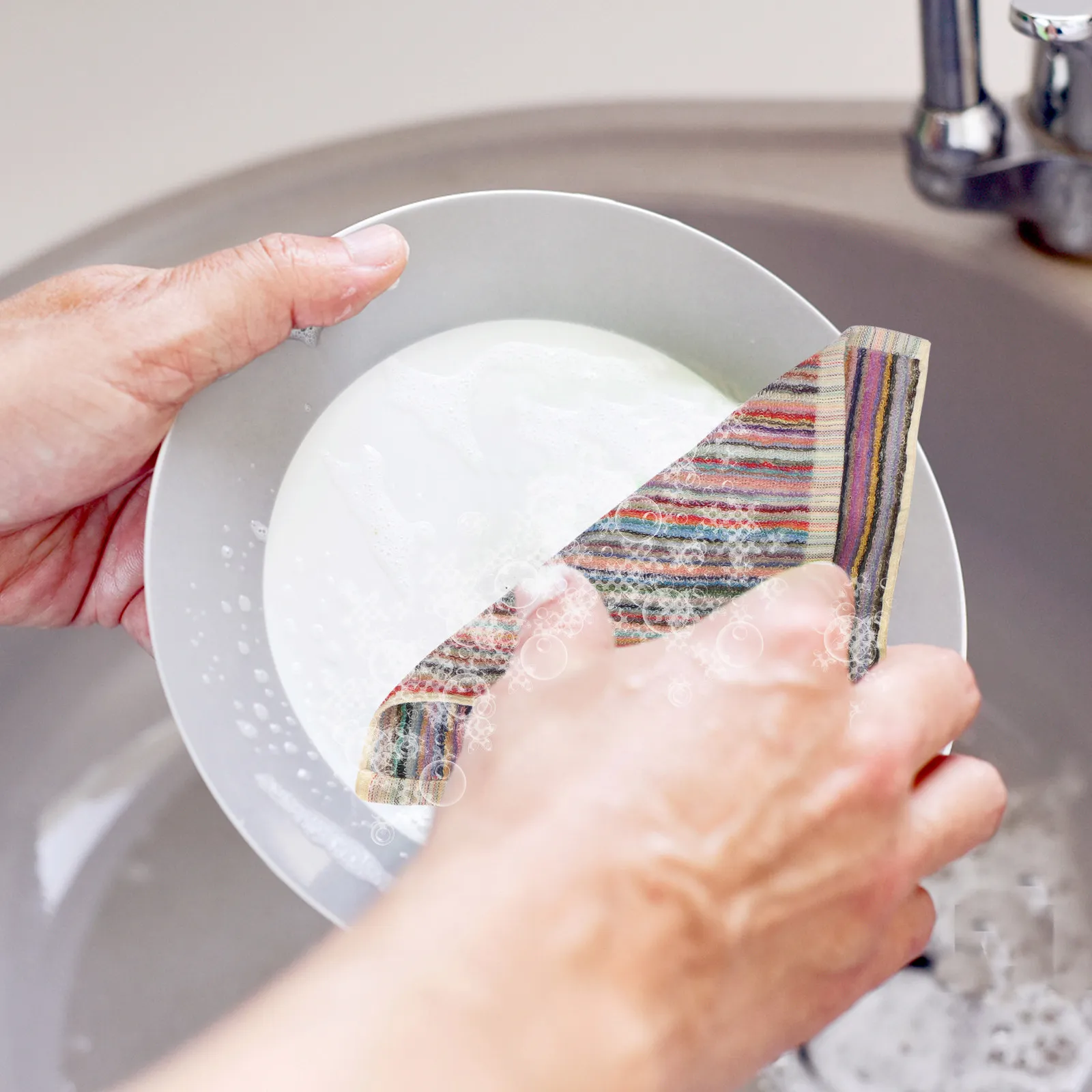 

10Pcs Cotton Handkerchief Skin-Friendly Soft Absorbent Towels Washable for Baby Face Kitchen Use