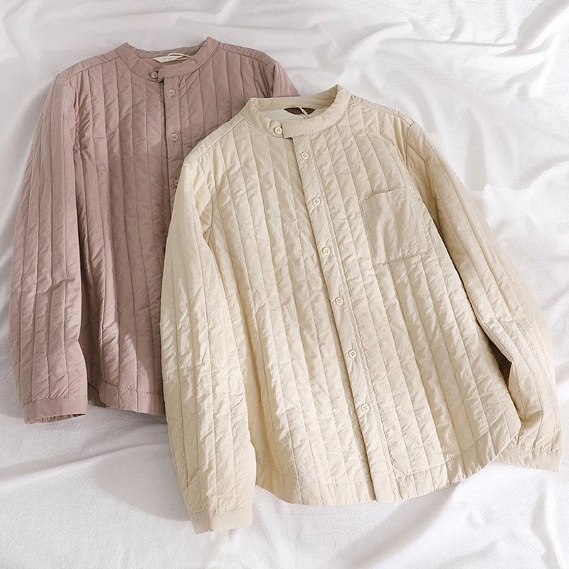 

Thiened Cotton irt Sle женское зимнее джутовое маленькое хлопковое пальто верхняя одежда в полоску стеганый теплый повседневный модный дизайн