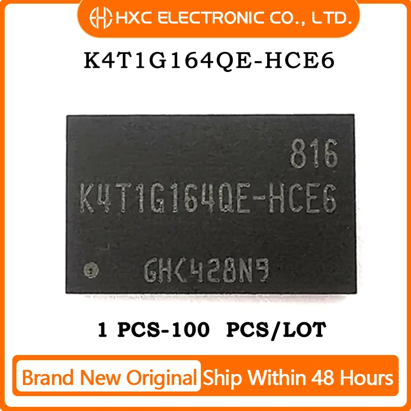 

5PCS/10PCS/50PCS/100PCS K4T1G164QE-HCE6 K4T1G164QE FBGA84 Brand New Original IC CHIP