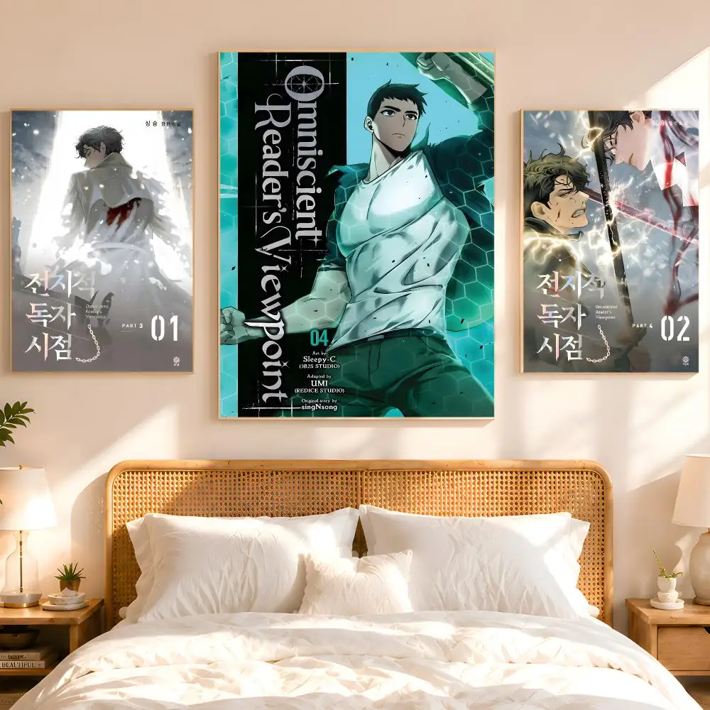 Novel O-Omniscient Readers Viewpoint Poster 1PC HD Matte Peel And Stick Wall Decor For Bedroom Living Room Dorm Office