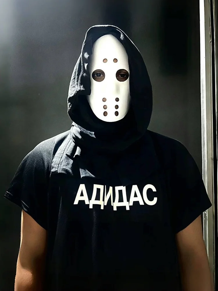 

Kanye X Gosha Collaborative Russian American Loose Mesh Quick Dry Short Sleeve T-Shirt Men Summer Fashion Casual round Neck