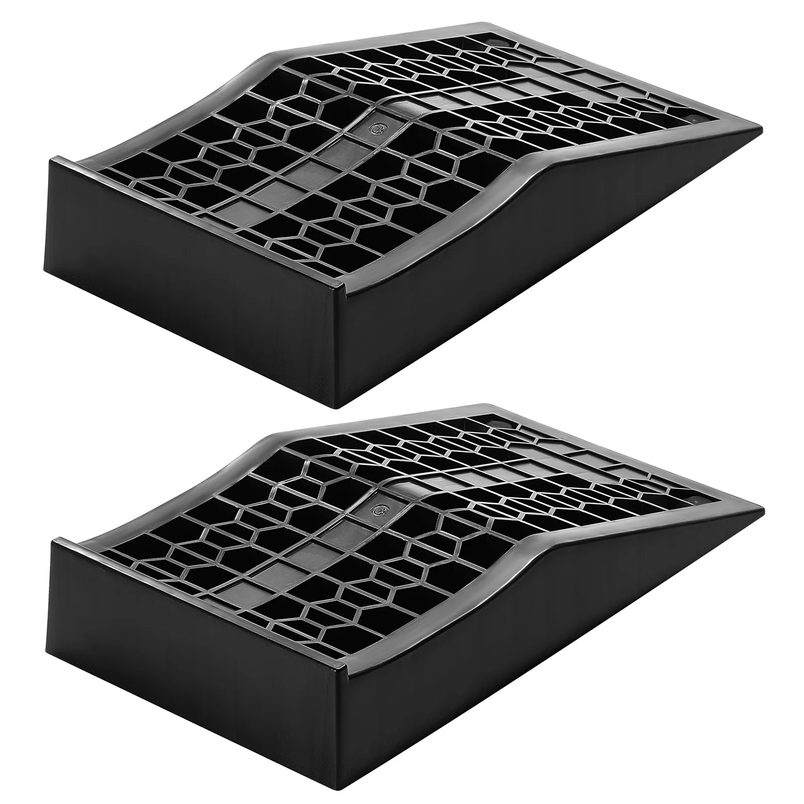 

SucceBuy Car Ramps Portable Low Profile Car Service Ramps for Home Garage Maintenance & Oil Changes for Low Chassis Vehicle Jack
