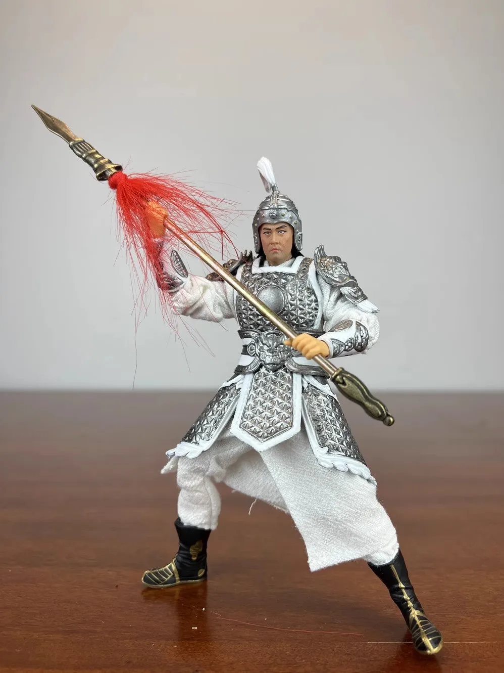 

1/12 Soldier Chinese Classic Romance of the Three Kingdoms Zhao Yun Full Set 6'' Action Figure Doll Model Toy In Stock