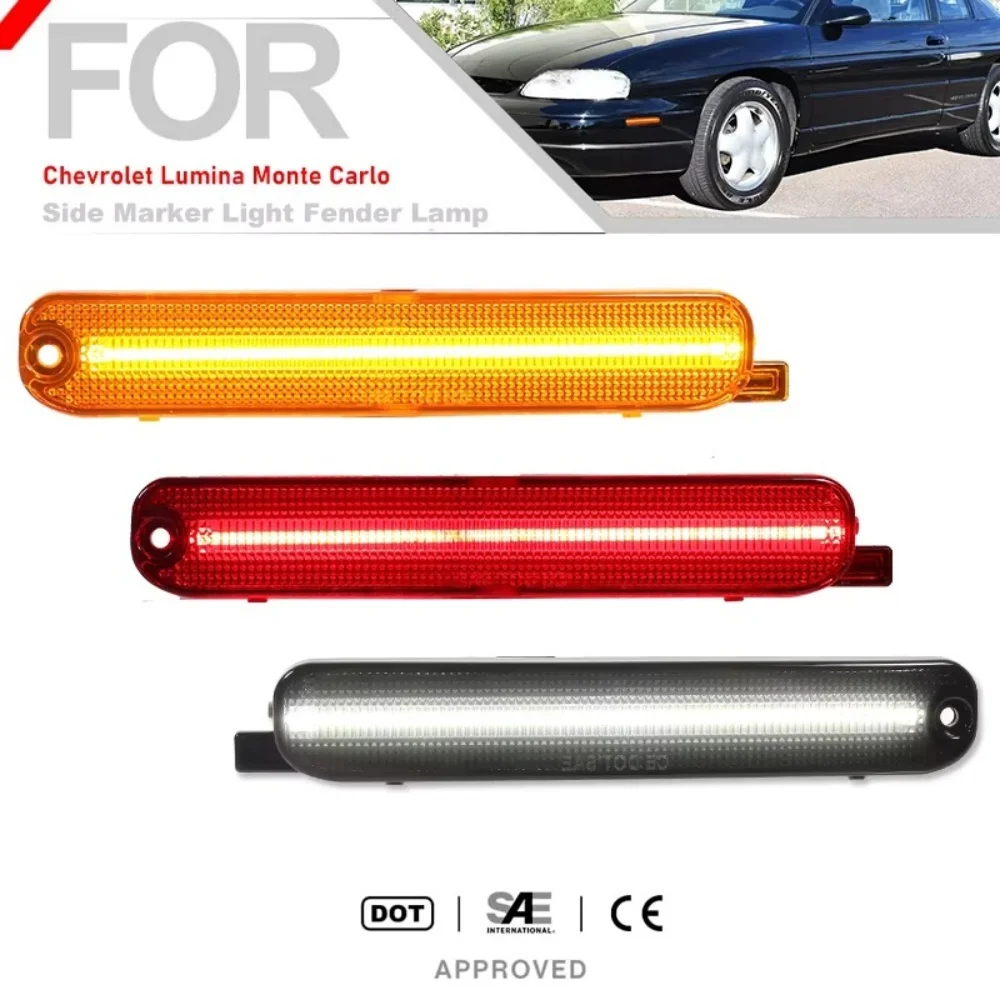Fender Flare Side Marker Lights For Chevrolet Lumina 1995-2001 For Chevrolet Monte Carlo 1995-1999 Front / Rear Parking Lights