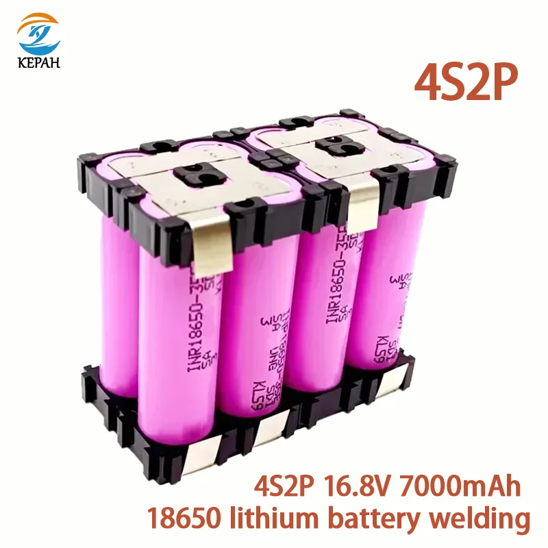 šroubováková baterie, svářečská baterie 18650 35E, 3500 mAh/7000 mAh, 2S, 3S, 4S, 5S, 6S, 1P, 2P, 8,4 V, 12,6 V, 16,8 V, 21 V, 25,2 V - náhled 5