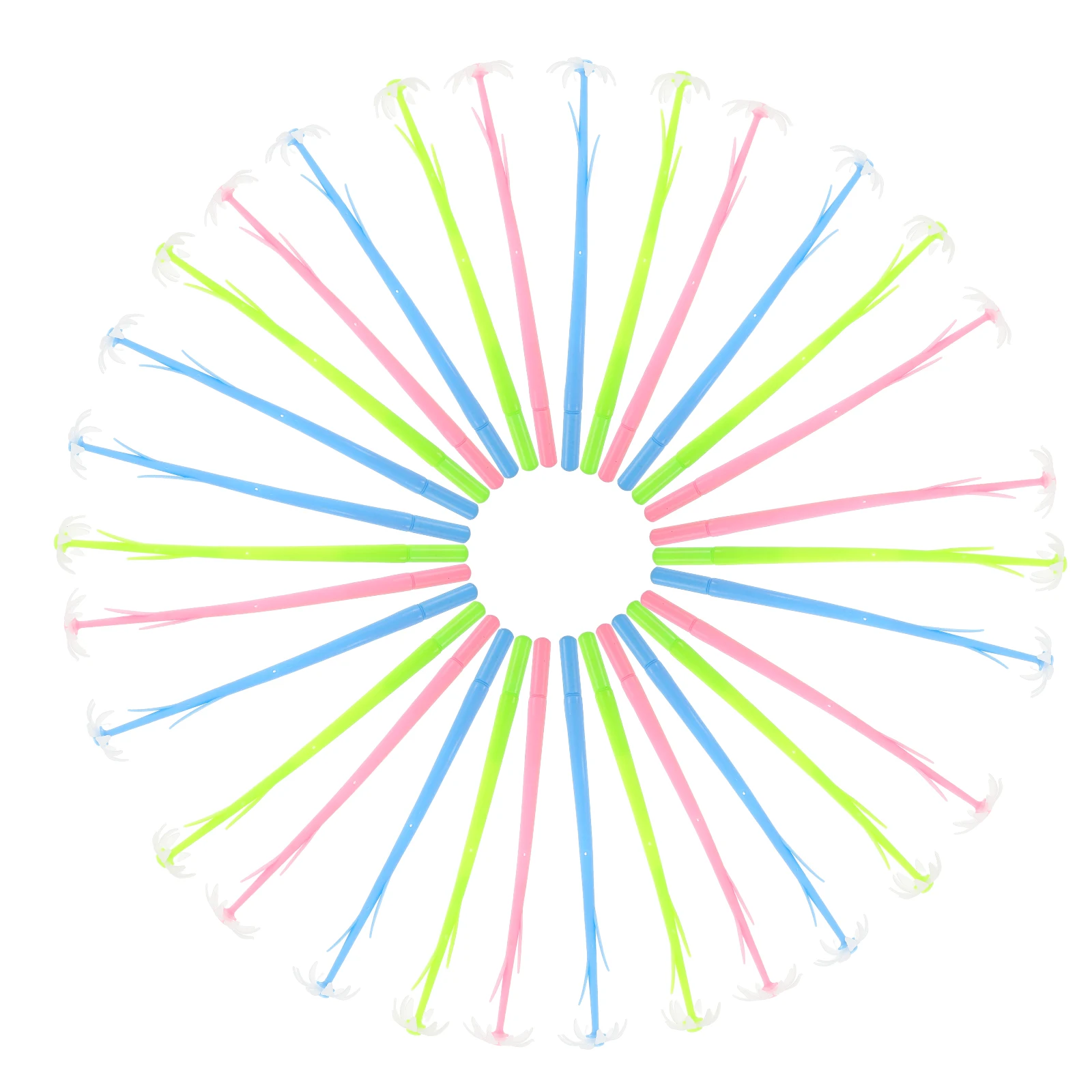 

30pcs Flower Lovely Gel For Students Smooth Writing Taking Portable Plastic Pen Color Changing Pens Kawaii Design