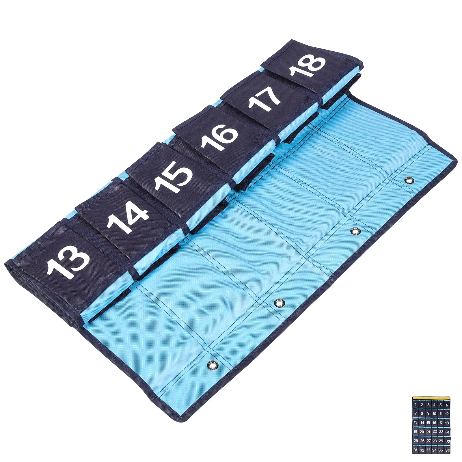 

36 Numbered Bags Classroom Phone Calculator ganizer Hanging Pocket Chart Wall Numbered Pocket Chart Mobile Bag