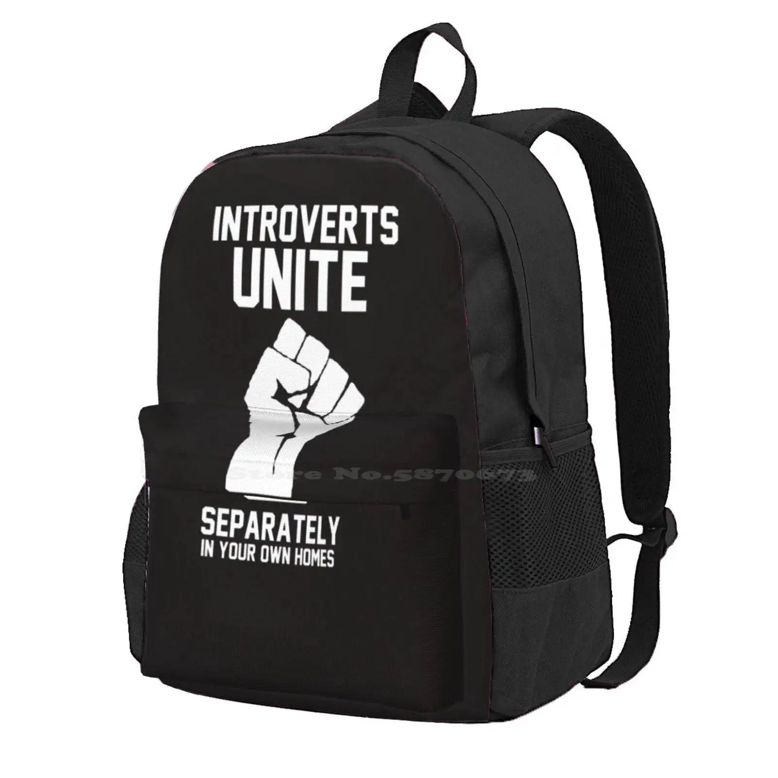 

Introverts Unite Separately In Your Own Homes Hot Sale Schoolbag Backpack Fashion Bags Introverts Unite Separately In Your Own