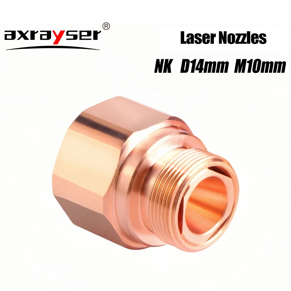 1/10pcs Laser Nozzles D14 Single Double Layer NK HK Series Caliber 0.8-4.0mm Thread M10 for Fiber Cutting Head HK15 3-01912