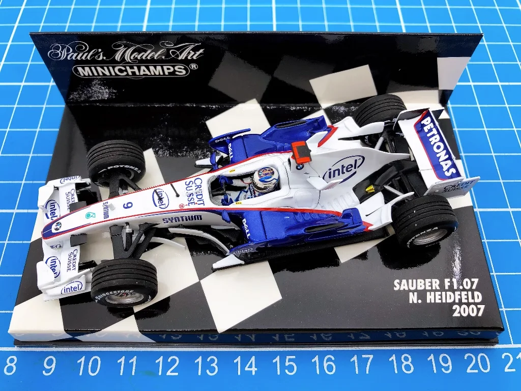 

Миниатюрная модель автомобиля в масштабе 1:43, F1, F1.07, 2007, из полимера