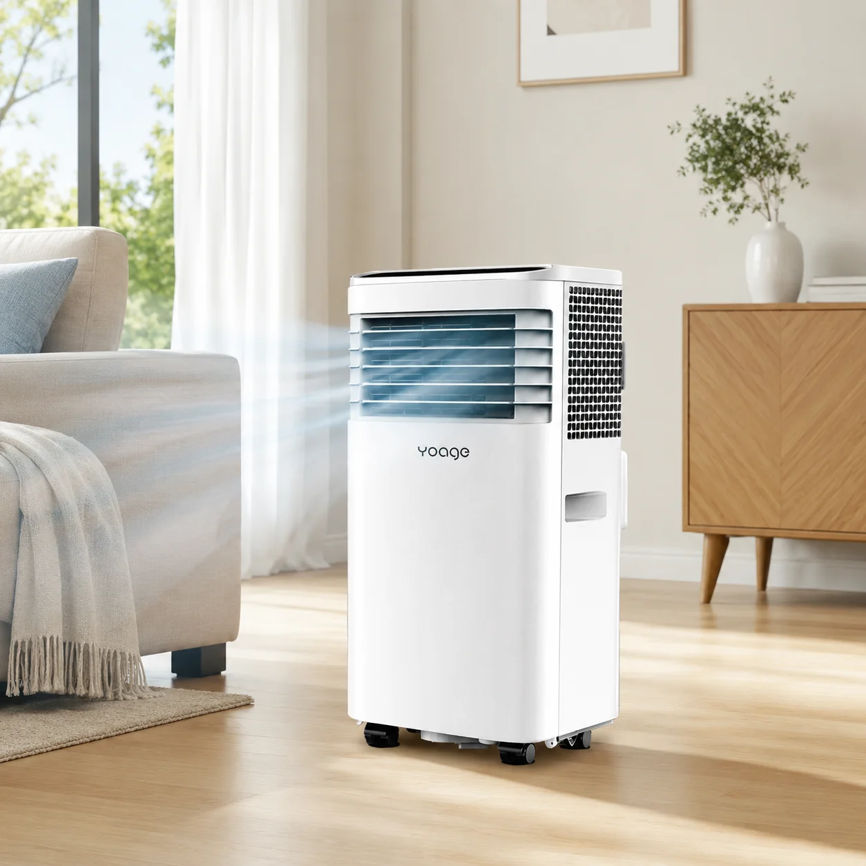 NO Drainage Installation Drilling Mobile air Conditioner Quiet air Cooler Conditioner 7000btu Portable Outdoor air Conditioner