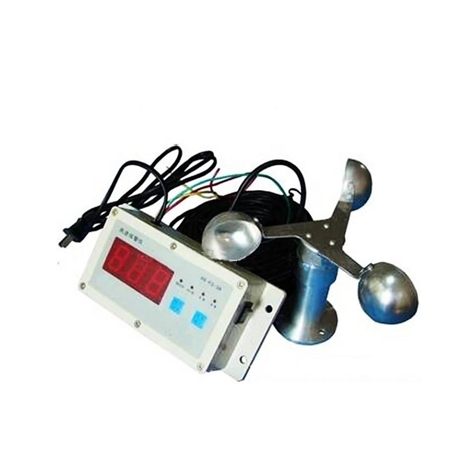 Metal Waterproof Digital Wireless Cup Anemometer Wind Speed Measuring Meter Sensor for tower crane