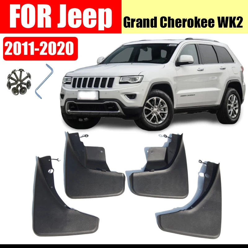 

Mud Flaps For Jeep Grand Cherokee WK2 Mudguards Fender Mud Flap Splash Guards Mud Flaps Mudguards car accessories Front Rear