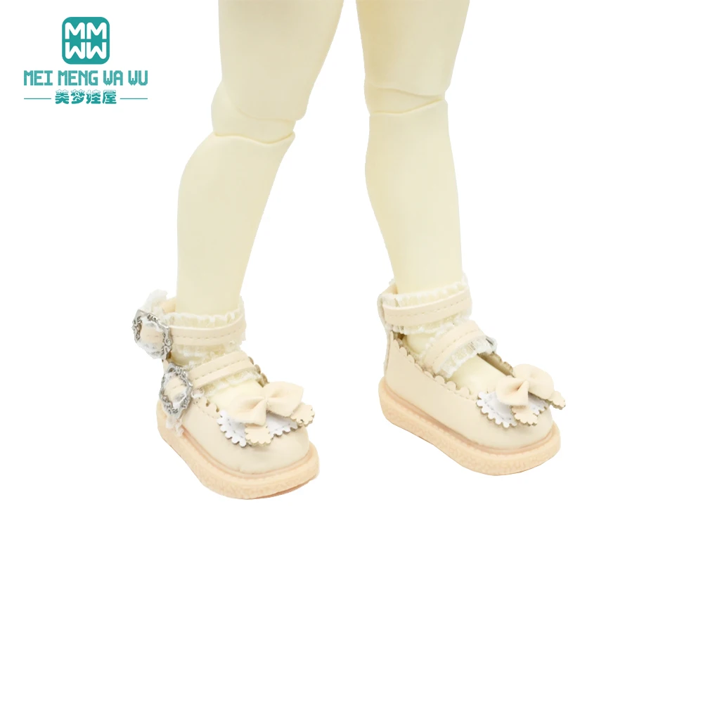 Mini doll Shoes 1/6 BJD YOSD EXO doll FASHION SNOW BOOTS MARTIN BOOTS LEATHER SHOES KIDS HOLIDAY GIFT ACCESSORIES