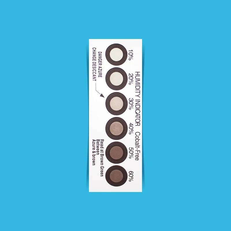 Intelligent humidity indi-cator car-d HIC c-ard 50PCS vacu-um pac-kage
