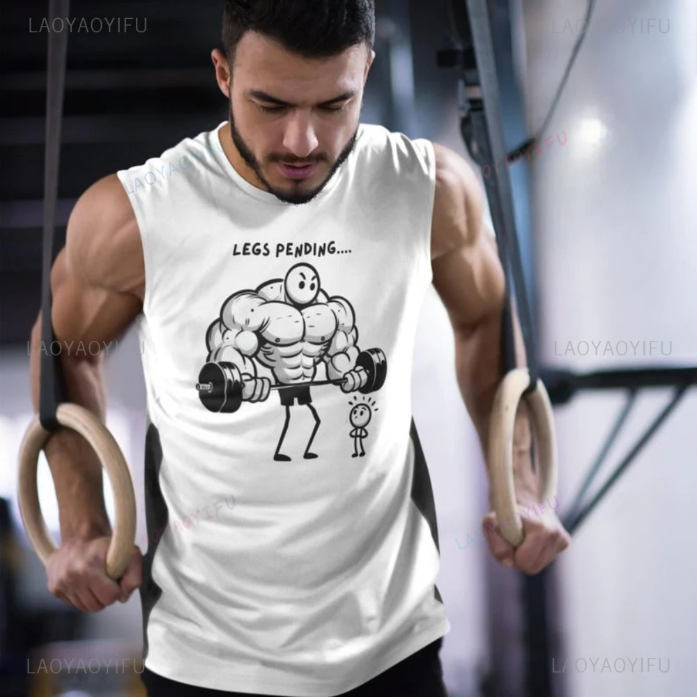 

Забавная майка для спортзала, одежда унисекс для тренировок, футболка с юмором, подарок для фитнеса, бодибилдинг, мотивационная одежда для тренировок, мужской хлопковый жилет