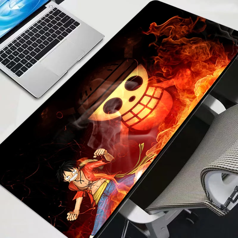 แผ่นรองเมาส์อนิเมะสำหรับเกมเมอร์ อุปกรณ์เสริมสำหรับเล่นเกม แผ่นรองเมาส์คีย์บอร์ด Varmilo แผ่นรองเมาส์สำหรับคอมพิวเตอร์พีซี แผ่นรองโต๊ะทำงาน ขนาด XXL พรม O-One P-Pieces mousepad