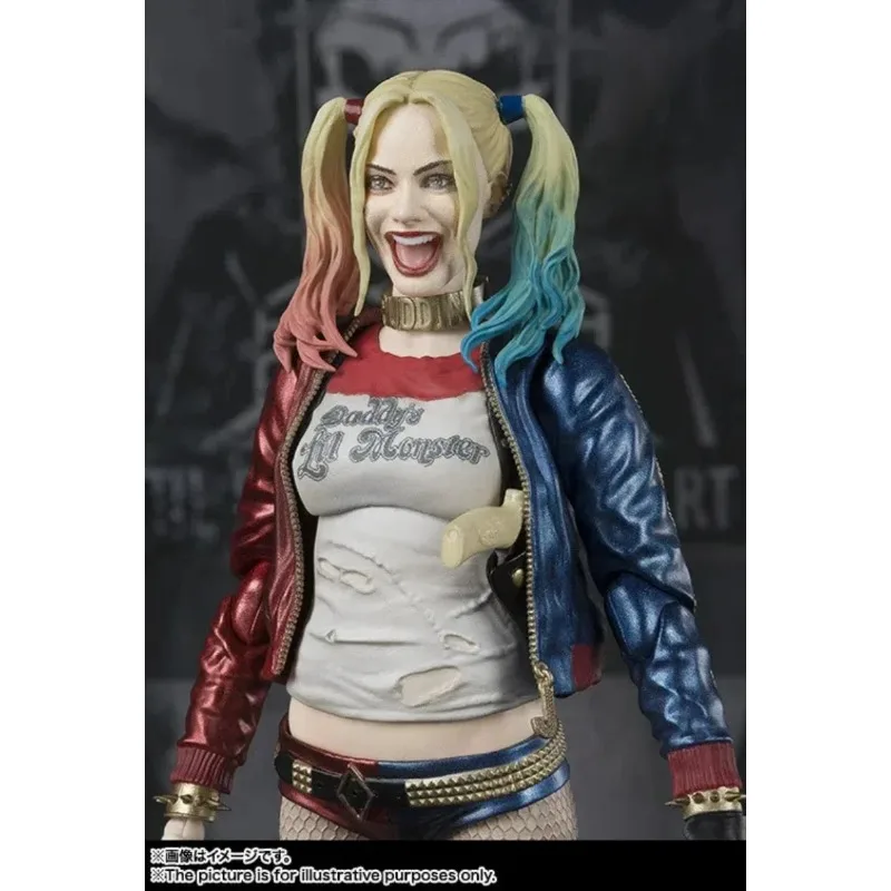 Anime película Suicide Squad Harley Quinn movilidad conjunta figuras de acción PVC modelo estatua juguetes muñeca decoración de escritorio regalos en caja