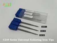 FIXST High Quality C210 Series Universal Soldering Iron Tips For Jbc Sugon Aifen GVM T210 T26 A9 Soldering Station 3PCS