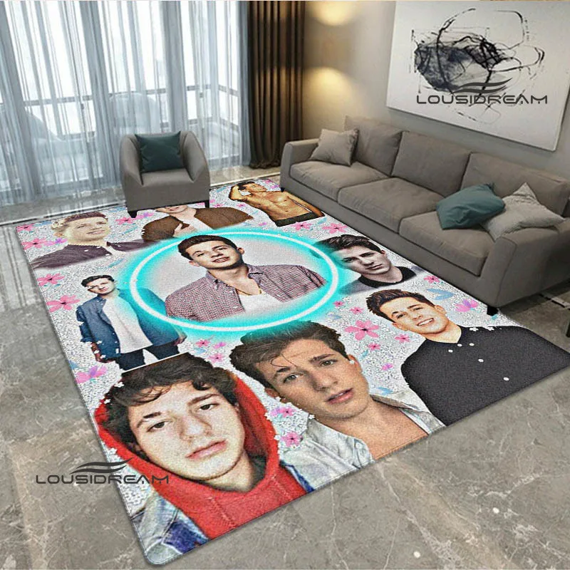 Singer C-Charlie Puth printed carpet Non -slip carpet bedroom decoration living room decoration washroom floor mat birthday gift