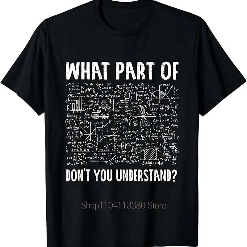 Mathematics Graphic Print T-shirts for Women Men Summer Casual Fashion Minimalist Tops Loose Crew Neck Short Sleeve Tees