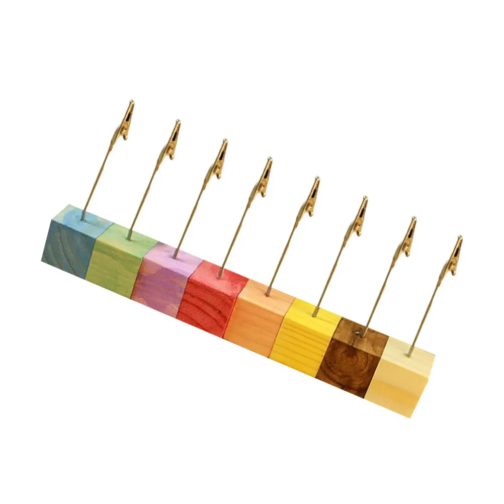 

8 Pcs Memo Holders Number Holders Number Business Card Clips Reusable Desk Accessories Storage Easy