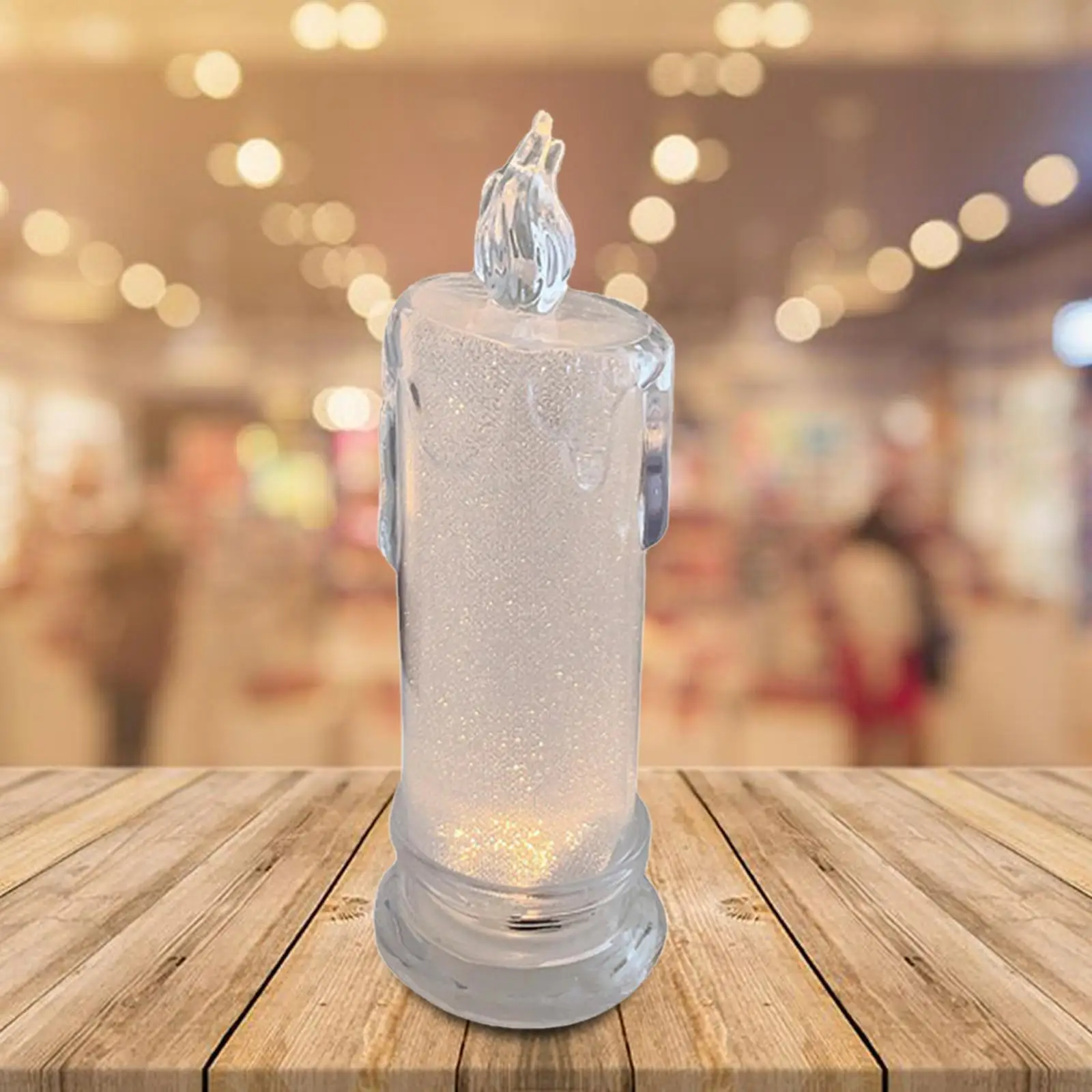 LED Electronic Candle Flameless Romantic Creative Decorative Night Light Candle