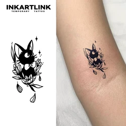 3 pcs Cat Temporary Tattoo,Lasts To 15 Days New Technology Magic Waterproof Semi Permanent Sticker.
