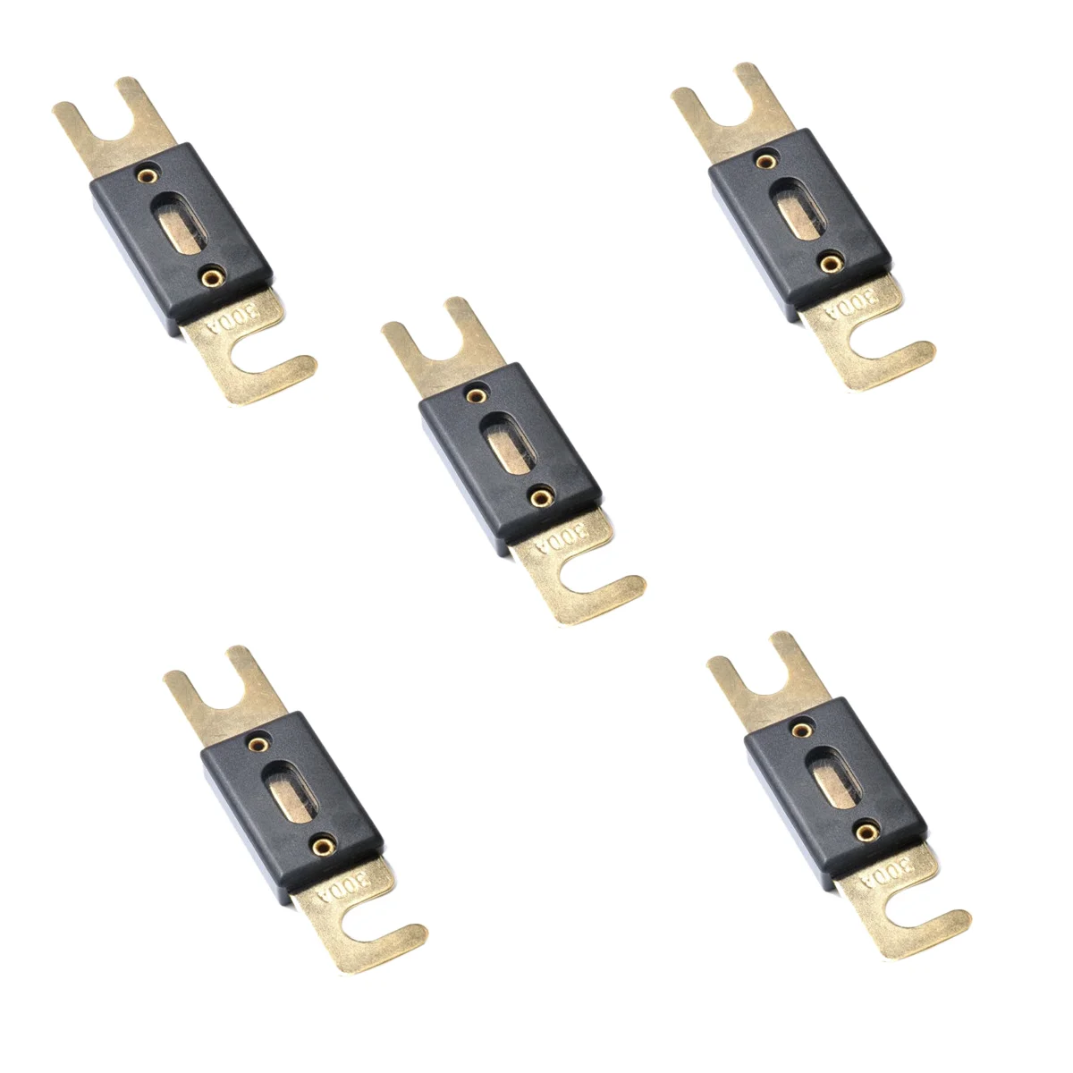 5pcs ANL 300 Amp Gold Plated fuse for cars 300Amp fues car fuse