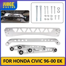 New Arrived BW Rear Lower Control Arms LCA Kit with Rear Subframe Brace with Rear Lower Tie Bar For 96-00 Honda Civic EK LAC006