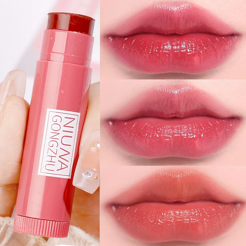 Gelei Gekleurde Lippenbalsem Hydraterende Lip Tint Waterdichte Duurzame Mollige Lippenstift Voedende Lippenstift Lipverzorging Make-Up Cosmetica