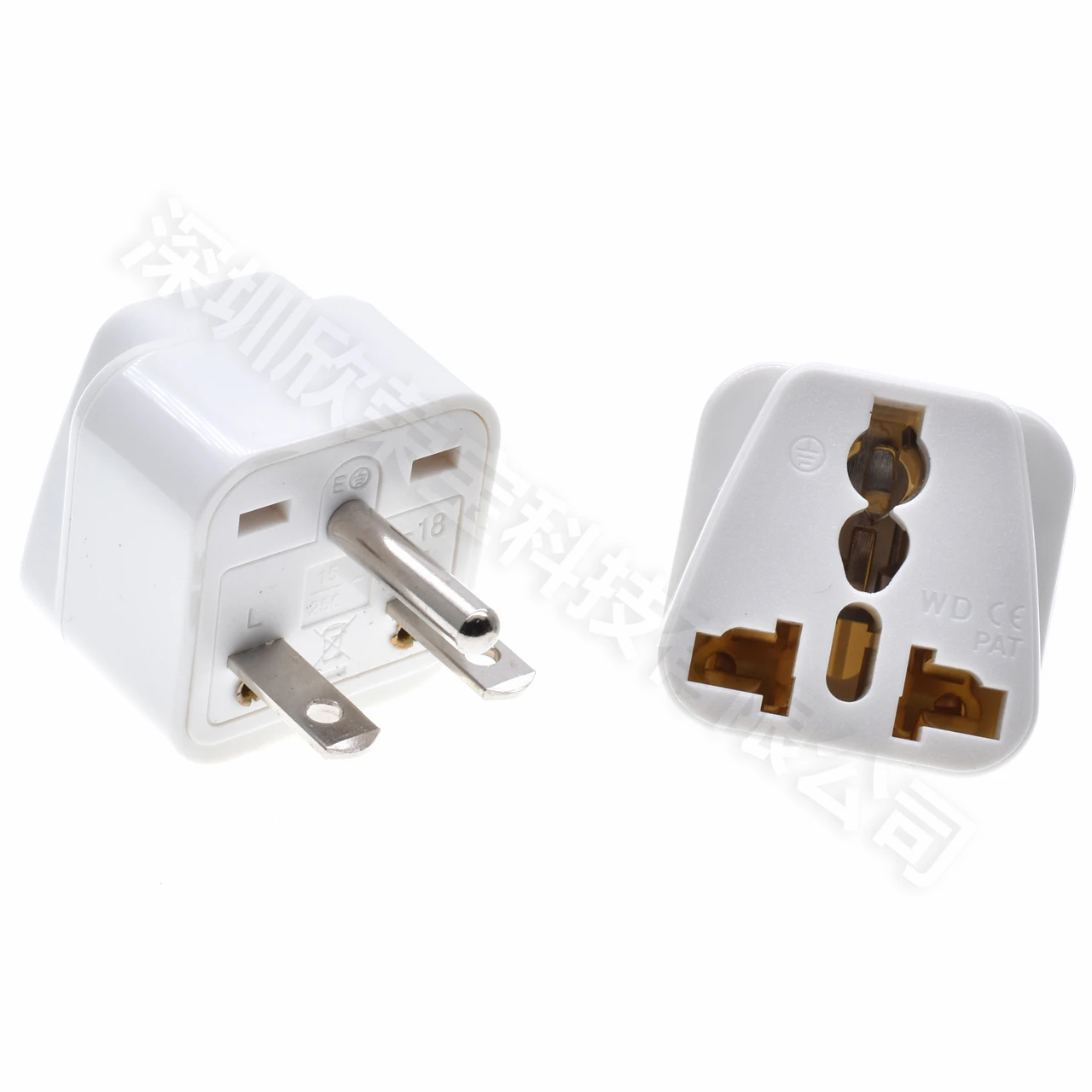 Adaptador De Viaje Universal (6 Piezas): Convierte Enchufe EE. UU./AU A Euro 2 Pines Para Tus Viajes