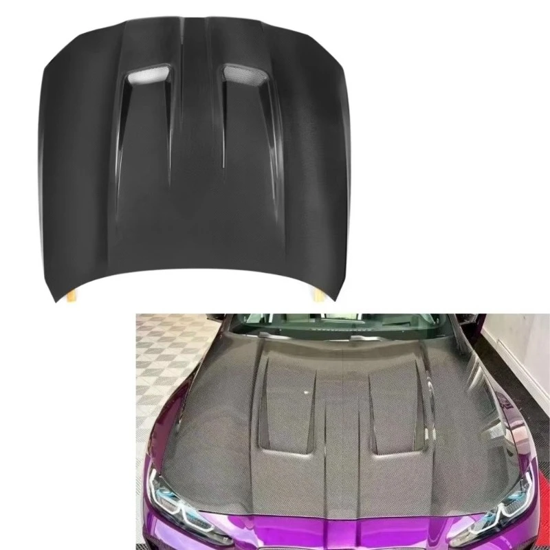 

Настоящий карбоновый капот M4 для M3 G80 M4 G82 2021+ G82 G80, передний капот M4 из карбона