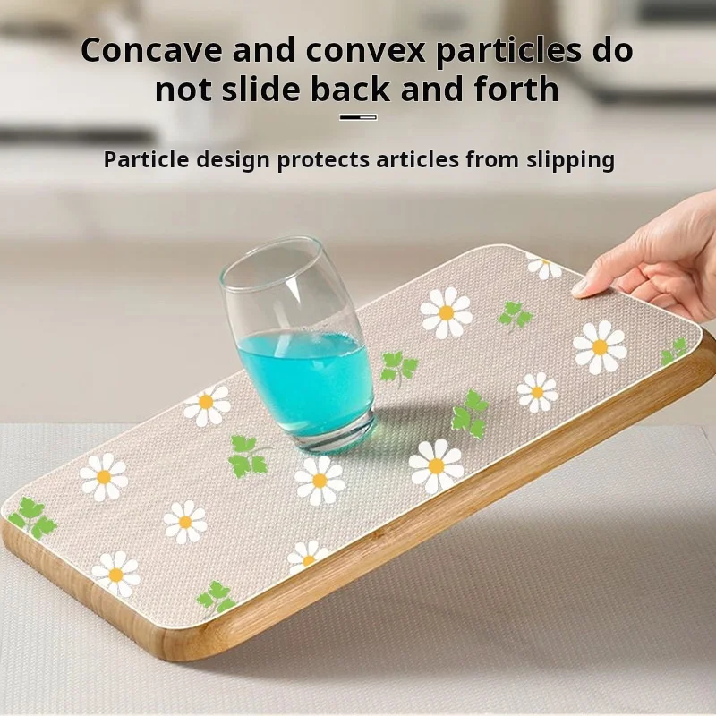 Thickened Anti Slip Drawer Pad Paper Kitchen Countertop Waterproof Cabinet Pad Non Rolled Edge Wardrobe Moisture-proof Sticker