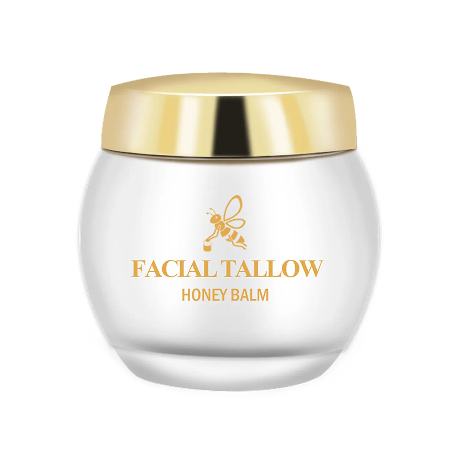 AOAO Facial Tallow Honey Balm Cream - Hypoallergenic  Adult Moisturizer with Olive Oil, Vitamin E for Oily and All Skin Types