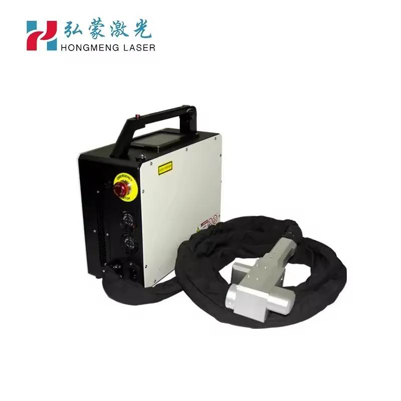 Portable 100W Pulse Laser Cleaning Machine Wood Stone Metal Removal Rust Fiber Laser Cleaner with Engine Pump 200W Power Welds