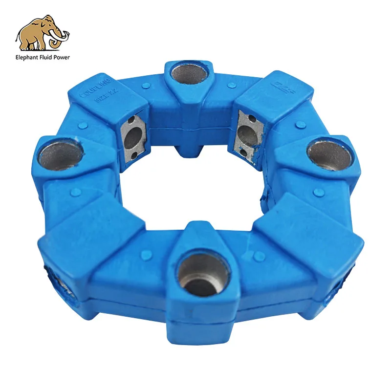 للبيع قطع غيار المضخة الهيدروليكية اقتران المطاط المرن قسط الأزرق 22A #4