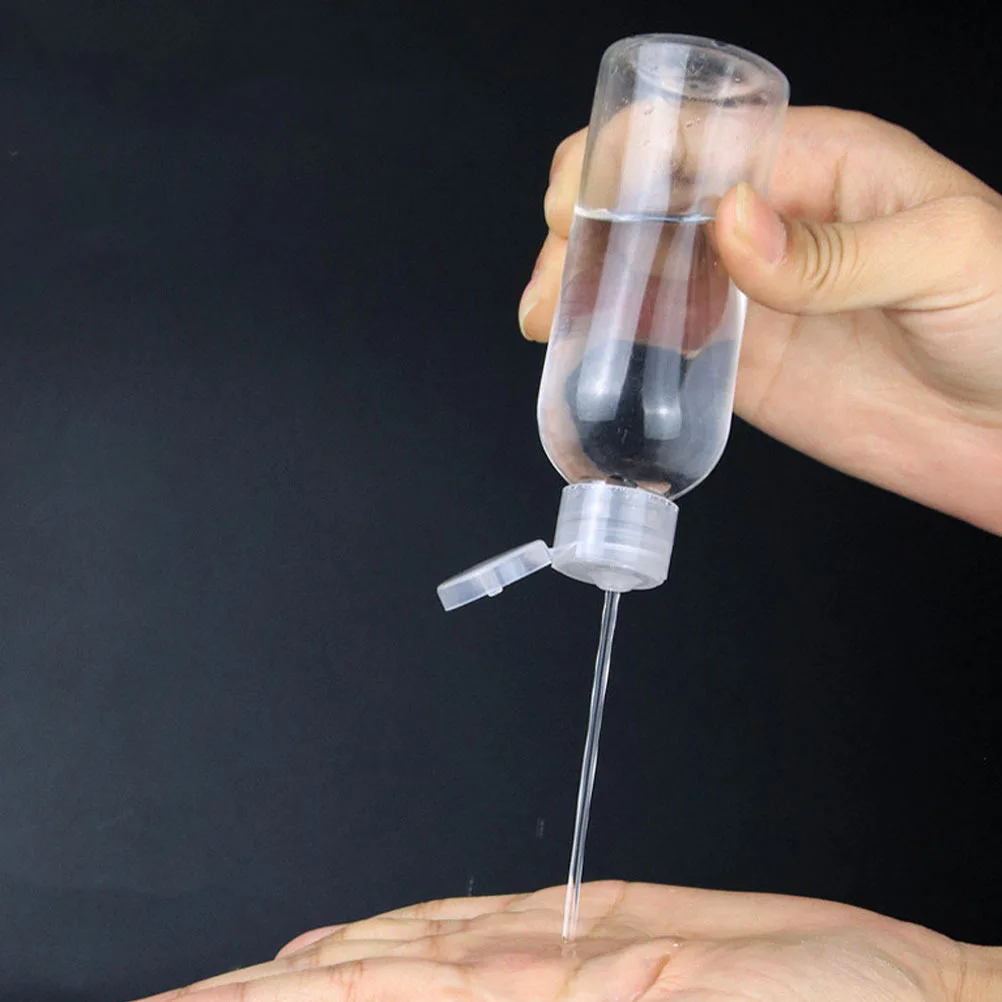 

6Pcs Flip Top Refillable Travel Bottles Leakproof Mini Compact Empty Lotion Shampoo Sub-Bottle Dispensers