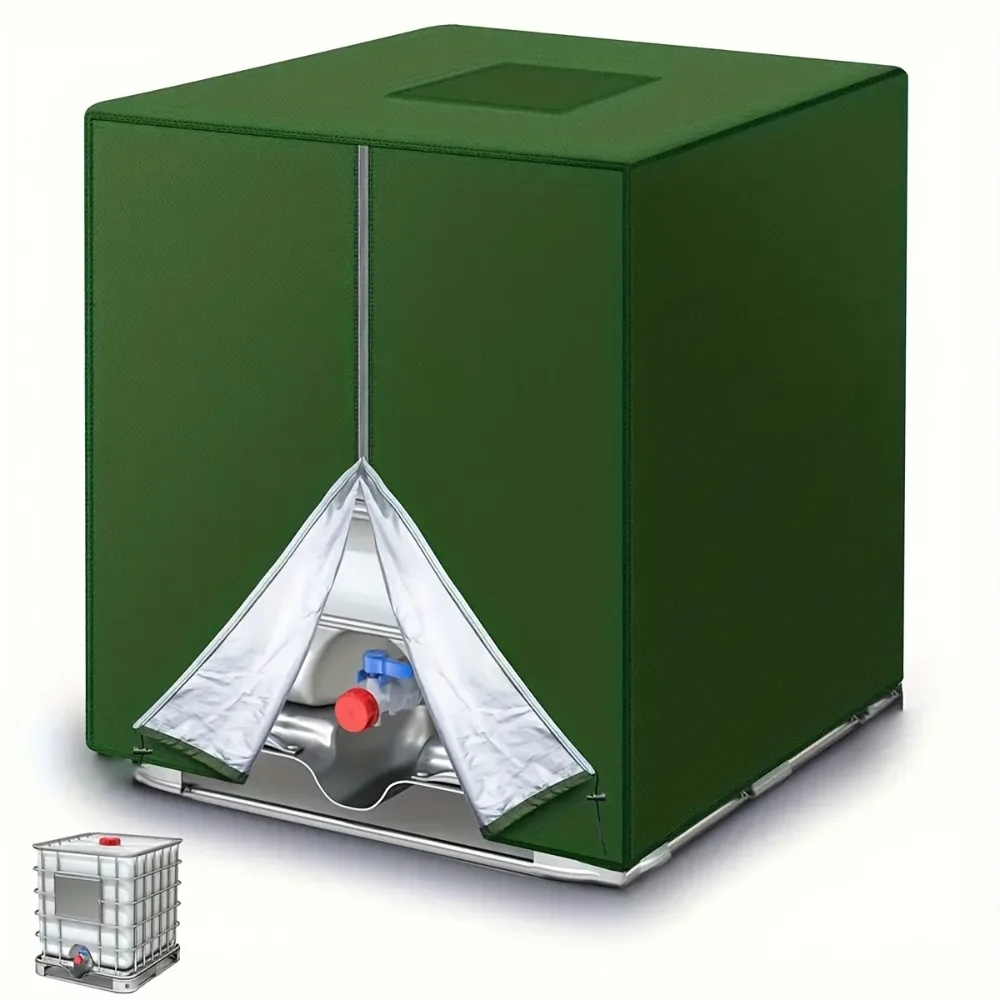 275-gallon IBC tote lid suitable for garden tanks, rain barrels and outdoor storage containers to enhance edge protection