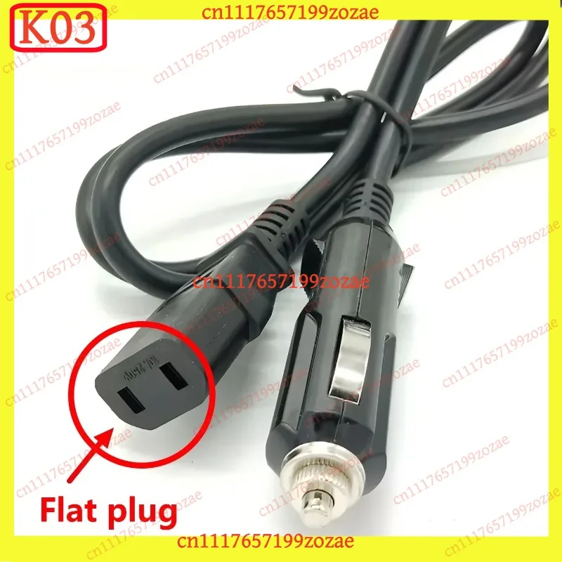 k3 1M Cigarette Lighter Power Cord 12V/24V, Universal Replacement Cable for Oushiba Car Truck Rice Cooker