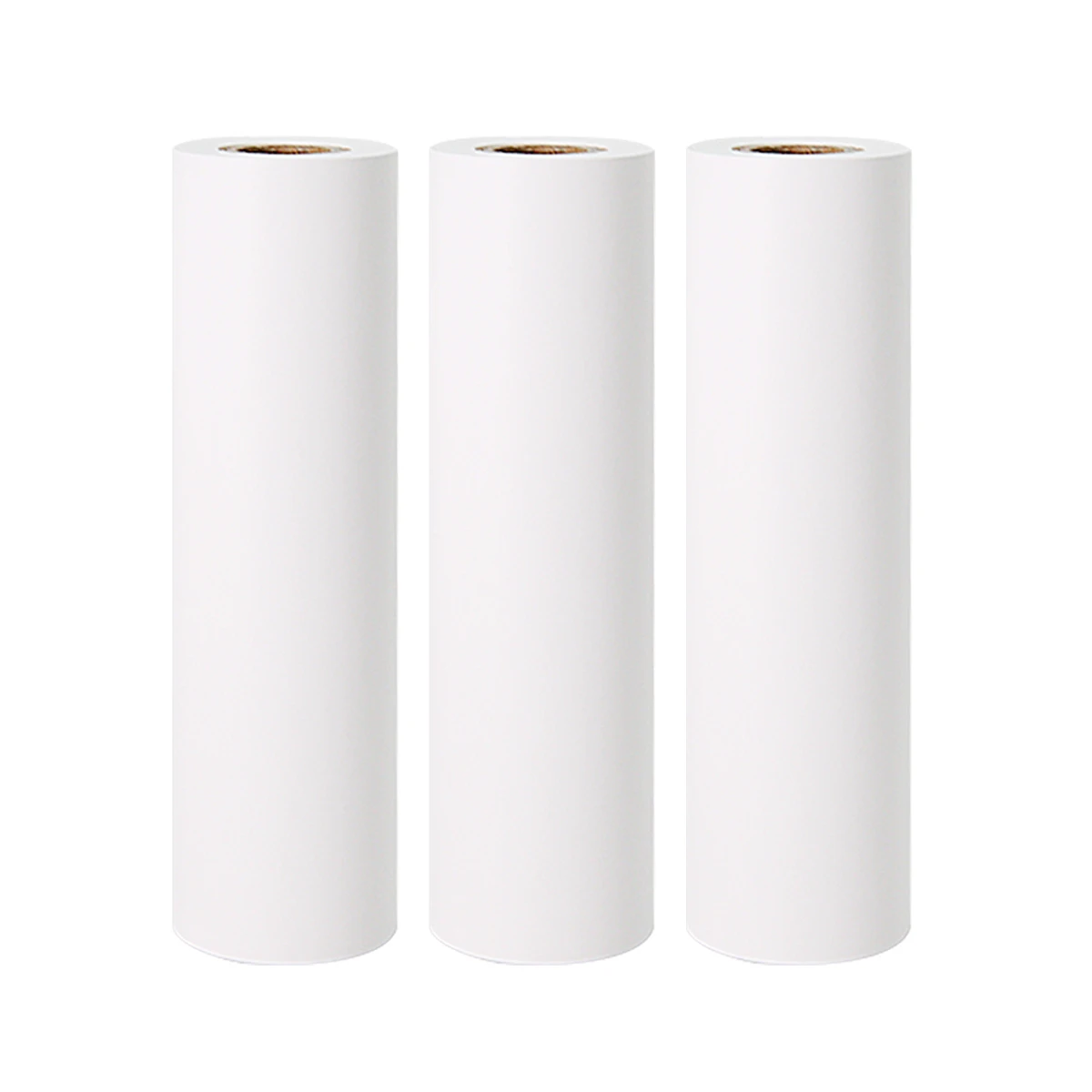 3 Rolls 110 * 30mm White Self-adhesive Thermal Paper Roll Printable Sticker Paper BPA-Free Long-Lasting 10-Years Paper for L3