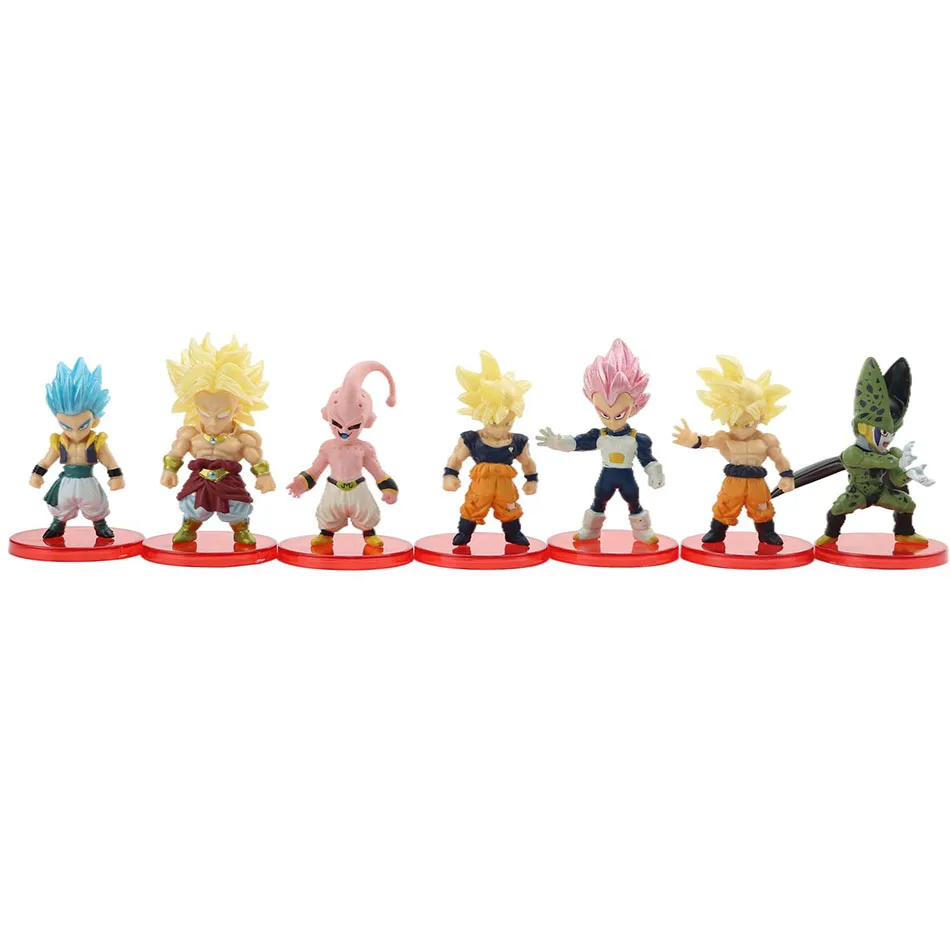 13/18/21 teile/satz Dragon Ball Z Super Saiyajin Goku Anime Figur Gohan Vegeta Broly Piccolo Majin Buu action Figur Modell Geschenk Spielzeug – Detail 24