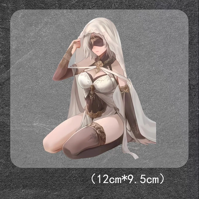 Sexy Anime Girl Mask Car Decal Sticker Scratch Cover for Helmet Body