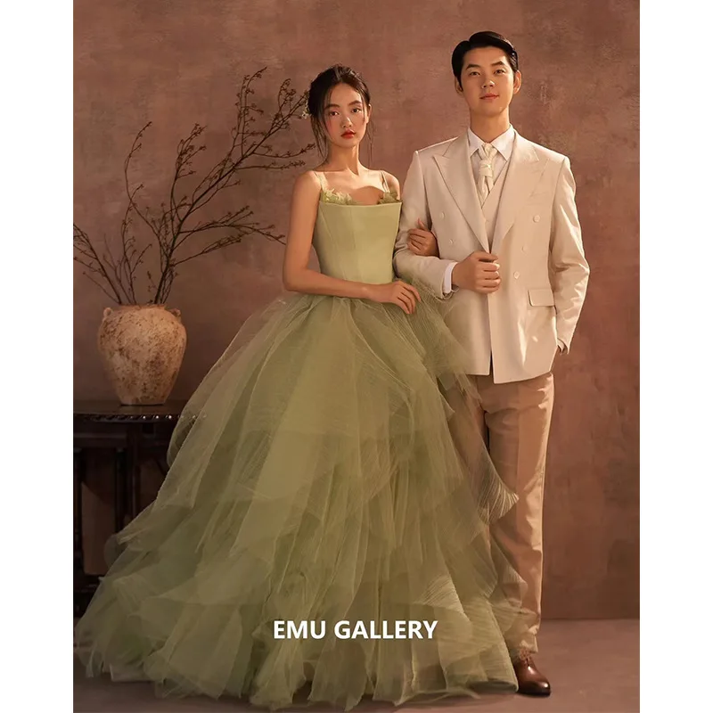 

Европейское свадебное платье с драпировкой на плечах, длинной юбкой, завышенной талией, бальное платье для фотосессий в студии и портретной съемки