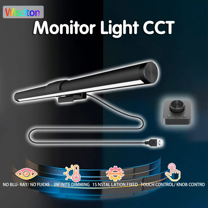 LED Monitor Licht Bar Controller Monitor Streifen Beleuchtung Arbeit Spiel Lernen Lesen Dimmen Tisch Licht Streifen RGB Atmosphäre Lampe
