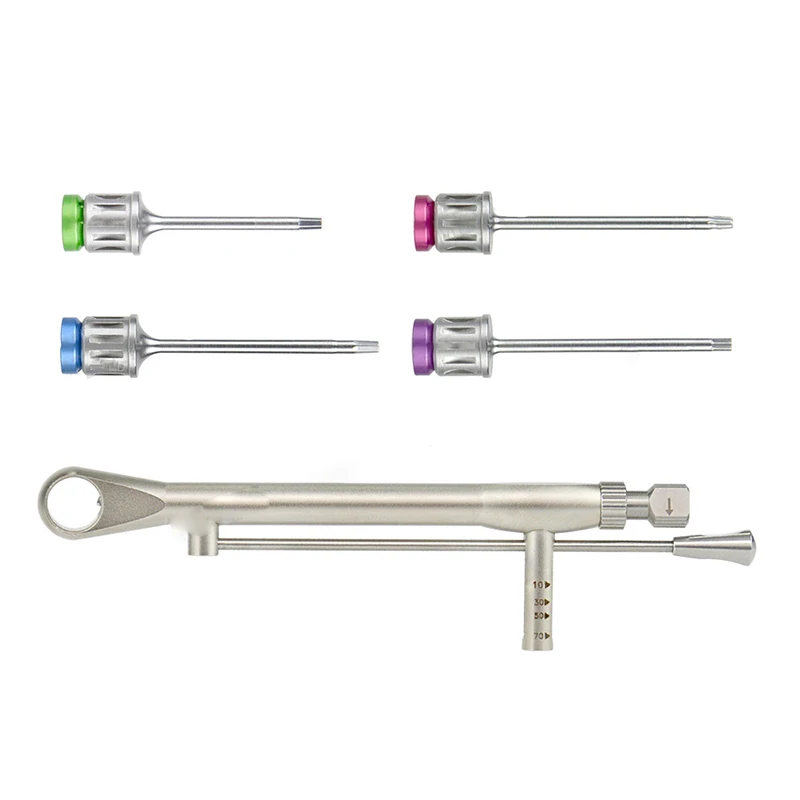 Dental Universal Implant Torque Screwdriver Wrench Long Style Restoration Ratchet Dentistry Implant Tool
