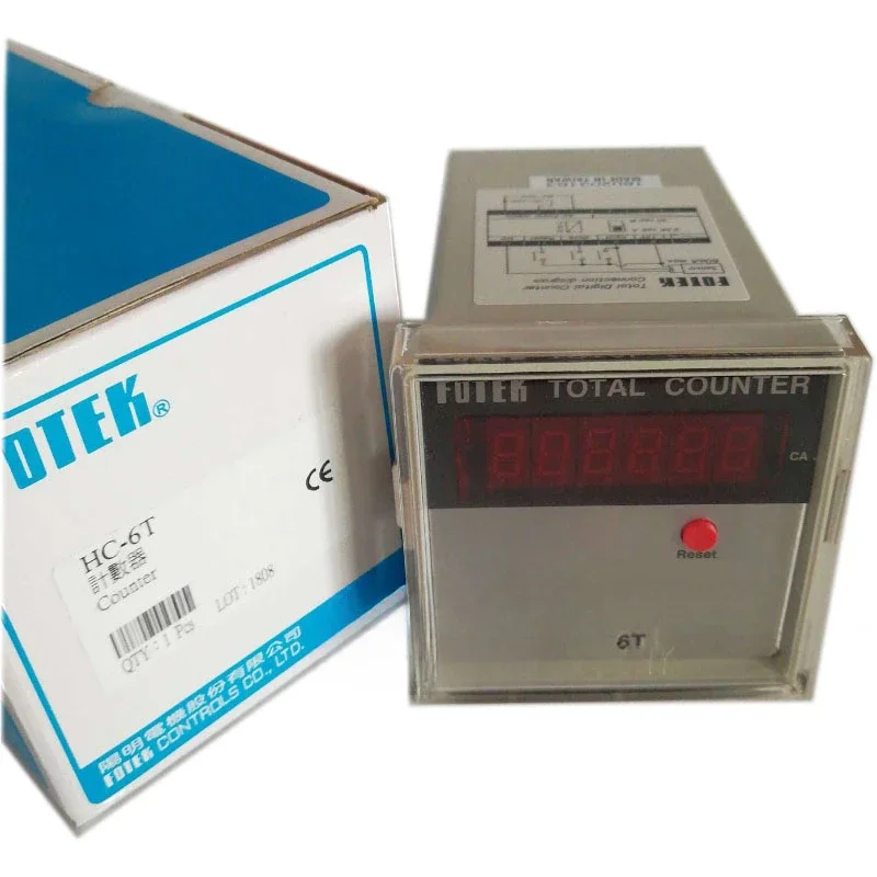 Authentic New FOTEK HC-6T Count Relay Counter Electronic Counting