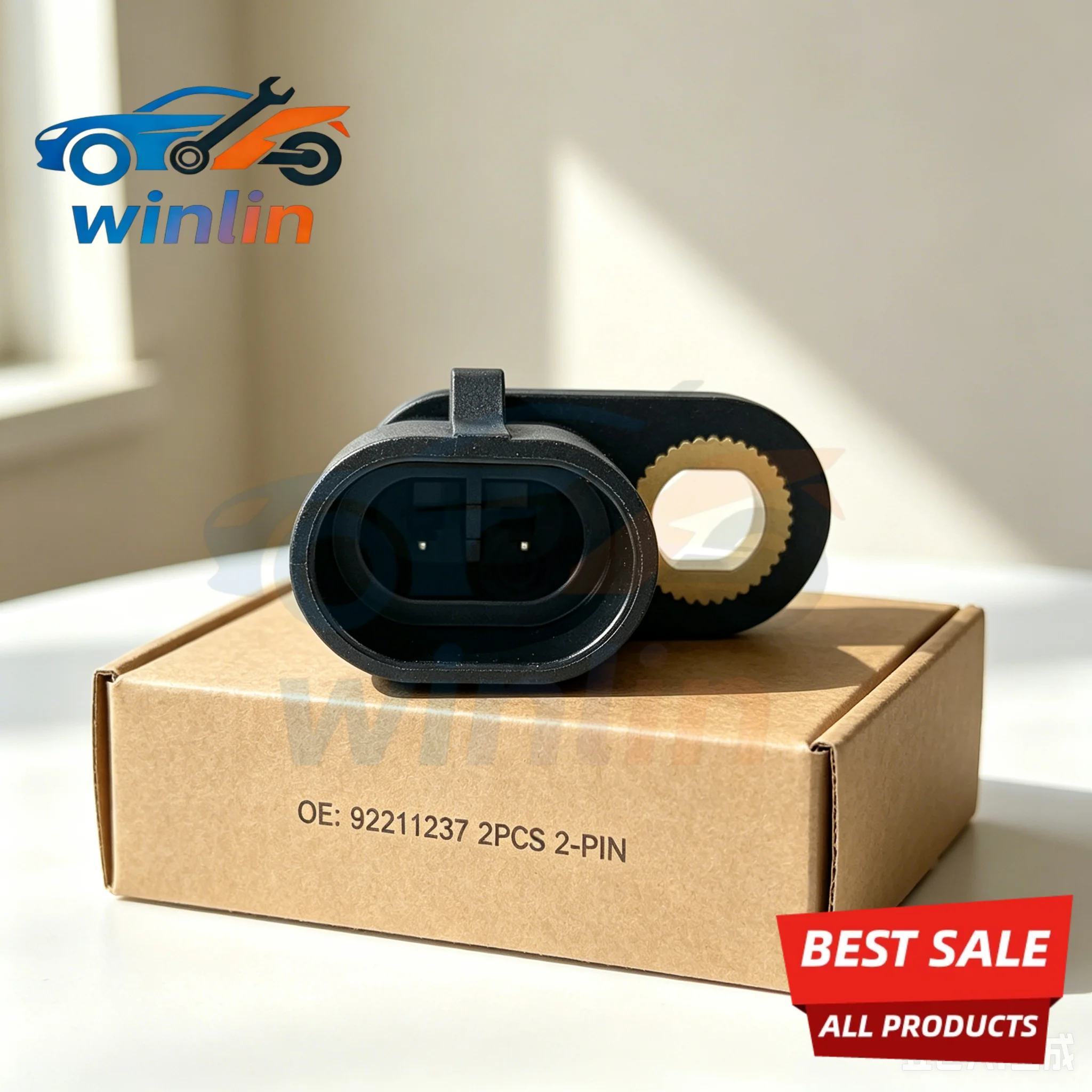 2PCS Rear Left Right ABS Wheel Speed Sensor for Holden Commodore VE Statesman WM 92211237 ALS2106