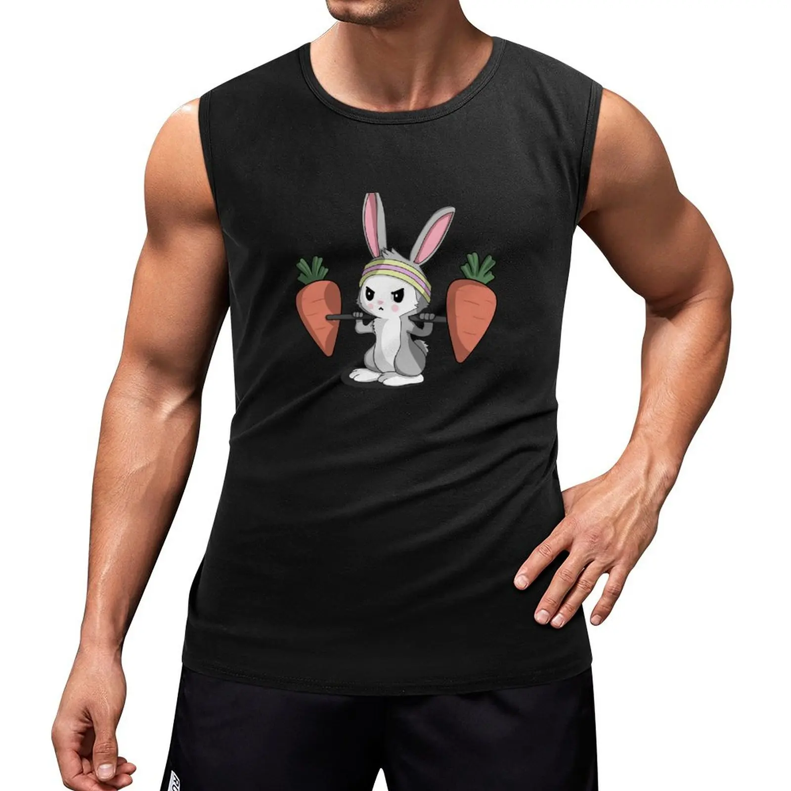 

Gym Bunny Tank Top summer clothes sleeveless t-shirts for men male top