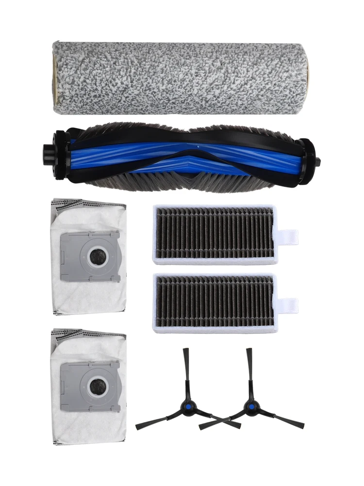 مجموعة مرشح أكياس الغبار للفرشاة الرئيسية لـ Ecovacs X8 Pro لـ Omni جهاز آلي لتنظيف الأتربة ملحقات تنظيف المنزل